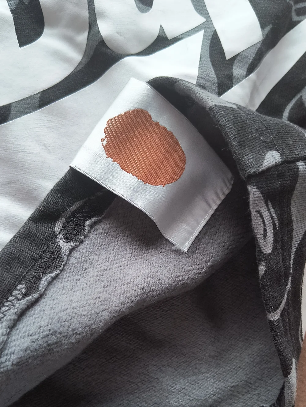 Bape Black & White Camo Logo Shorts - Picture 3 of 5